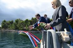 Министар Гашић присуствовао комеморативној свечаности на острву Видо