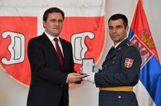 Decoration Award Ceremony for Members of the Ministry of Defence and the Serbian Armed Forces  