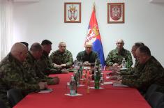 Ministar Vučević obišao Treću brigadu kopnene vojske i Mešovitu artiljerijsku brigadu 