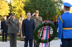 Minister Stefanović Laid Wreath on the Occasion of Day of Liberation of Belgrade
