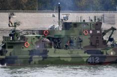 The Serbian Armed Forces at the ceremony in Novi Sad