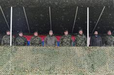 Minister Vučević visits 3rd Army Brigade, Mixed Artillery Brigade