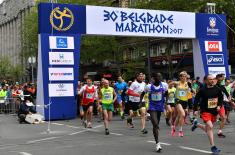 Natasa Culafic from Guard won 3rd place at 30th Belgrade Marathon