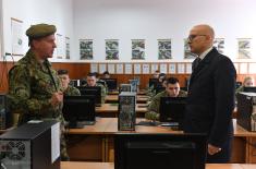 Minister Vučević visits 2nd Army Brigade