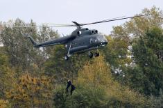 The Serbian Armed Forces at the ceremony in Novi Sad