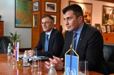 Minister Djordjevic with Head of UNDP Office 