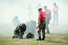 Minister Stefanović visits "Guardian of Order" competitors, Serbian Armed Forces still in lead