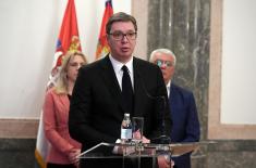 President Vučić: Support to the Serbian people is support for the preservation of peace