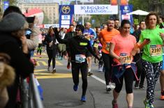 Natasa Culafic from Guard won 3rd place at 30th Belgrade Marathon