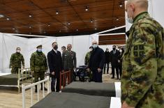 Ministar Stefanović obišao završne  pripreme privremene kovid bolnice na Novosadskom sajmu