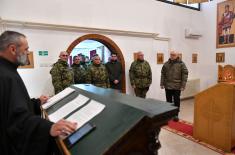 Minister Vučević visits 3rd Army Brigade, Mixed Artillery Brigade