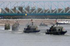 The Serbian Armed Forces at the ceremony in Novi Sad