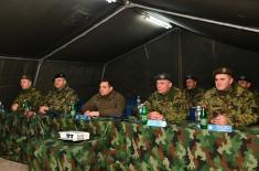 Minister Vulin with the members of 250th Rocket Brigade on the New Year’s Eve: The Serbian Armed Forces are always ready to preserve our country