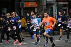 Natasa Culafic from Guard won 3rd place at 30th Belgrade Marathon