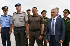 The send-off ceremony for the members of the Guard who will participate in Victory Parade in Moscow