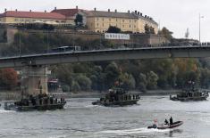 The Serbian Armed Forces at the ceremony in Novi Sad