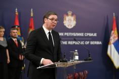 President Vučić presented decorations on the occasion of Serbian Statehood Day