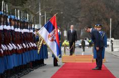 President Vučić attends briefing on results of 2022 analysis of Serbian Armed Forces