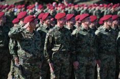 Marking holidays in units of the Serbian Armed Forces