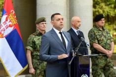 Minister Vulin: Serbia should and can be proud of its armed forces and all their members  