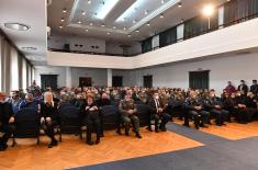 Commemoration service for the tragically killed pilots, Major Krsnik and Captain 1st Class Vasiljević