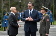 President Vučić attends briefing on results of 2022 analysis of Serbian Armed Forces