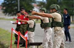 Minister Stefanović visits "Guardian of Order" competitors, Serbian Armed Forces still in lead