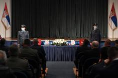 Commemoration service for the tragically killed pilots, Major Krsnik and Captain 1st Class Vasiljević