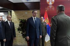 President Vučić attends briefing on results of 2022 analysis of Serbian Armed Forces