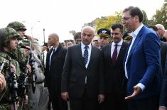 The Serbian Armed Forces at the ceremony in Novi Sad