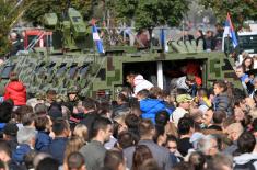 The Serbian Armed Forces at the ceremony in Novi Sad