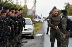 Members of the Serbian Armed Forces make sure that they are always ready