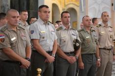 Архијерејска литургија с молебаном поводом завршетка школовања кадета 