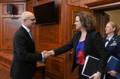 Minister Vučević Meets US principal Deputy Assistant Secretary of Defense