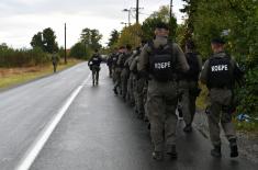 Members of the Serbian Armed Forces make sure that they are always ready