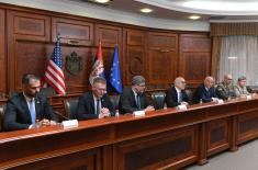 Minister Vučević Meets US principal Deputy Assistant Secretary of Defense