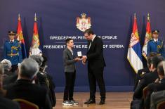 Predsednik Vučić uručio odlikovanja povodom Dana državnosti Srbije 