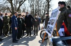 Приказ способности дела јединица Војске Србије у касарни „Дедиње“ 