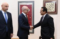 Meeting between Minister of Defence and Egyptian Ambassador