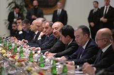 Predsednik Vučić dočekao predsednika Azerbejdžana Alijeva