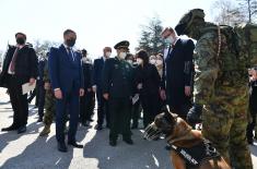 Приказ способности дела јединица Војске Србије у касарни „Дедиње“ 