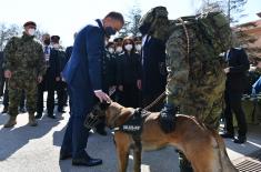 Приказ способности дела јединица Војске Србије у касарни „Дедиње“ 