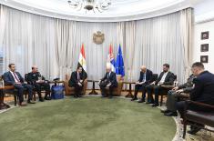 Meeting between Minister of Defence and Egyptian Ambassador