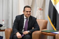 Meeting between Minister of Defence and Egyptian Ambassador