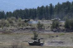 Борбена обука на модернизованим тенковима