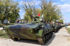 Minister of Defence Stefanović and Chief of General Staff, General Mojsilović, visit units on alert