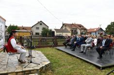 Minister Vulin presented with a Plaque for Consistent Fight for the Survival of Serbs in Republika Srpska and the Countries of the Region