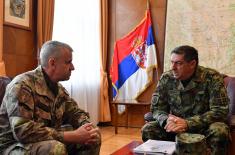 Meeting between Chief of General Staff and KFOR Commander