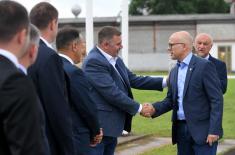 Minister Vučević Visits Company “Complex Combat Systems” in Velika Plana
