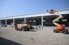 Minister of Defence inspects infrastructure works in Niš barracks